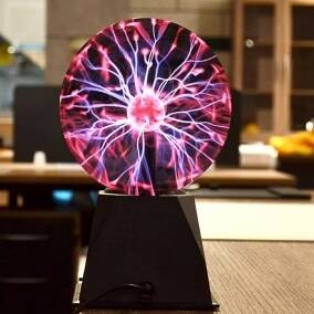 Lmpara Plasma Interactiva Decorativa Luz Elctrica Sensorial