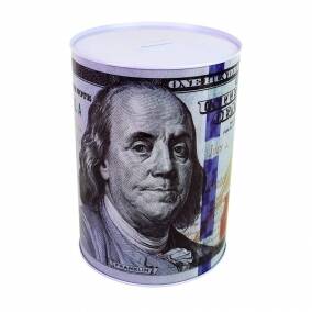 Alcanc�a Dise�o de D�lar Tama�o Chico Ahorro y Decoraci�n