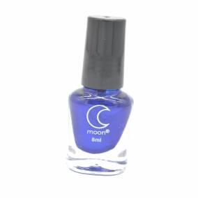 Esmalte Uas Mini Moon 17 Tono Azul Metalizado