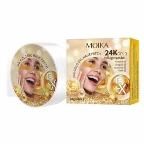 Mascara Refrescante para Ojos Dorada Parches con Gel Fro y Calor