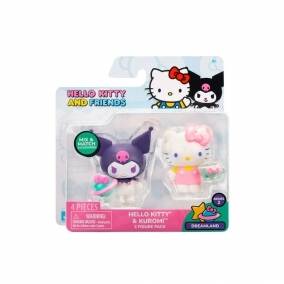 Pack x2 Figuras Hello Kitty and Friends Originales Coleccionables