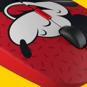 Mouse Inalmbrico Xtech Mickey Mouse 1600 DPI USB Rojo