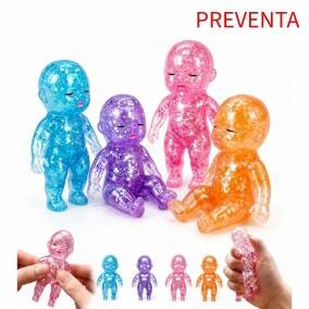 Squishy Beb� Glitter Antiestr�s Gel Sensorial Apretable