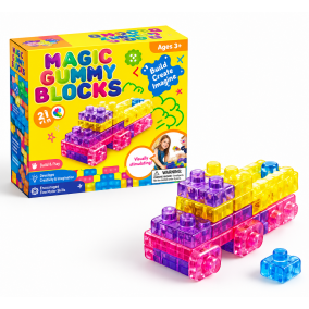 Magic Gummy Blocks Juego de Construcci�n con Gomitas