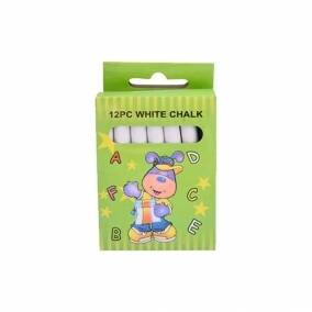 Pack 12 Tizas Blancas Suaves y Resistentes Moltok