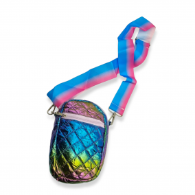 Cartera Tornasol Azul