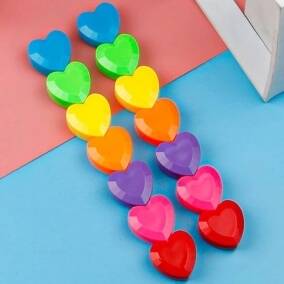 Resaltadores Apilables Corazones