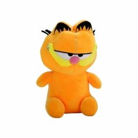 Peluche Gato Naranja de Felpa Suave y Divertido 30 cm