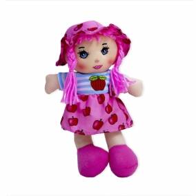 Mu�eca de Tela 25 cm Rosa ? Juguete Infantil