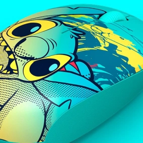 Mouse con Cable Xtech Stitch Azul 1200 DPI USB