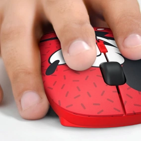 Mouse Inalmbrico Xtech Mickey Mouse 1600 DPI USB Rojo