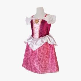Disfraz Aurora Princesa Disney Bella Durmiente Vestido Nia Rosa