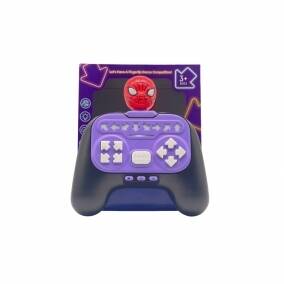 Finger Dance Machine Spiderman morado con luces - 4 modos de juego