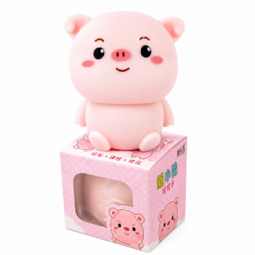 Cerdito Squishy Antiestres de Goma con caja