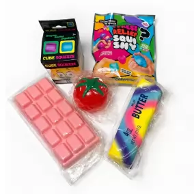 Pack Sensorial de Squishys - 7 Piezas Antiestr�s